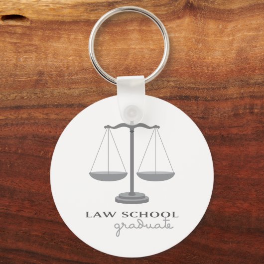 Law School Afstuderen Sleutelhanger (Voorkant)