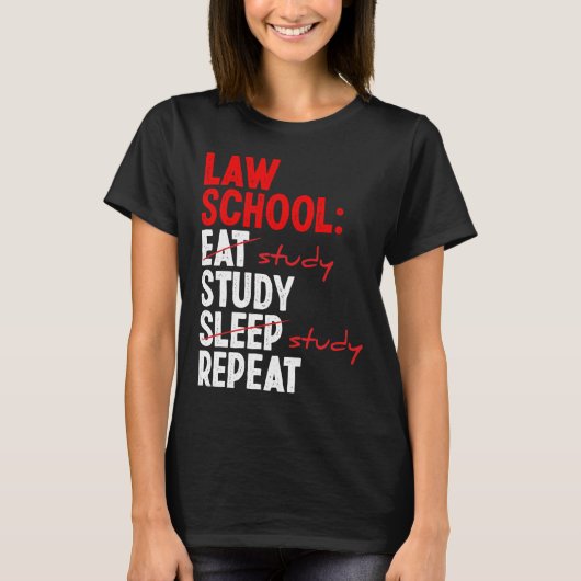 Law School Essentials Law School Gradute Law T-shirt (Voorkant)