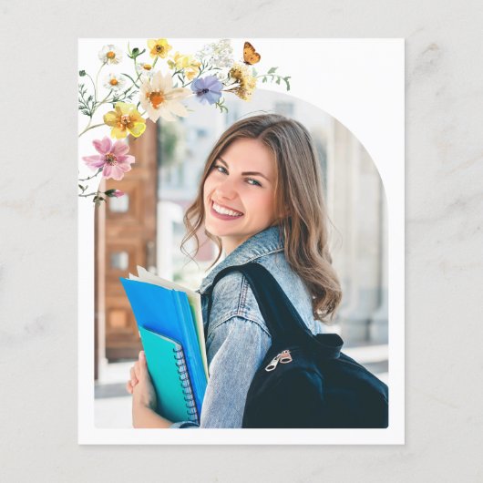 Law School Graduation Party Fotouitnodiging (Achterkant)