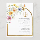 Law School Graduation Party Fotouitnodiging (Voorkant)