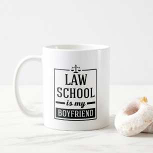 Law School is mijn vriend Funny Law Student Print Koffiemok