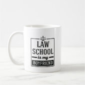 Law School is mijn vriend Funny Law Student Print Koffiemok (Links)