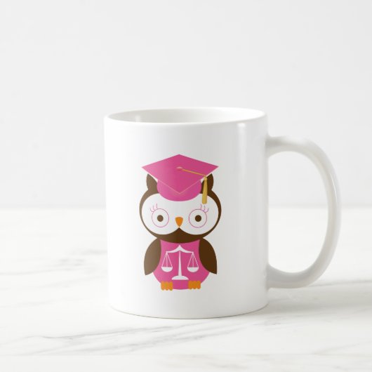 Law School Owl Gift Idee Koffiemok (Rechts)