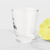 Law School Survivor-Afstuderen Gift Shot Glass Glas (Rechts)