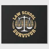 Law School Survivor Cadeaupapier (Vlak)