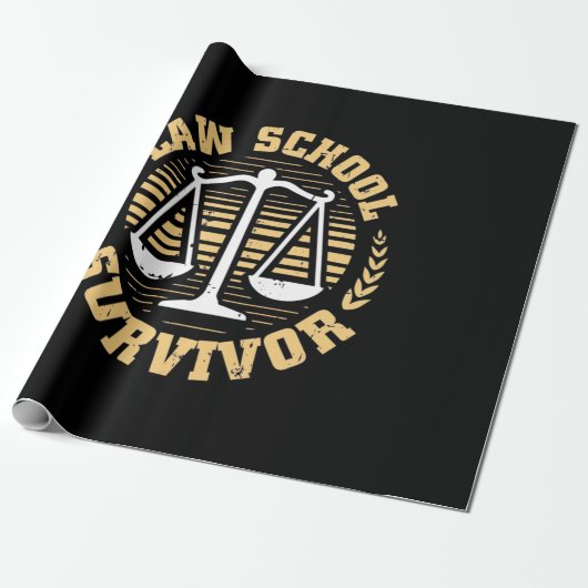 Law School Survivor Cadeaupapier (Uitgerold)