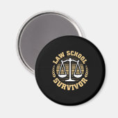 Law School Survivor Magneet (Voorkant / Achterkant)