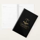 Law Student - Black en Gold Planner (Display)