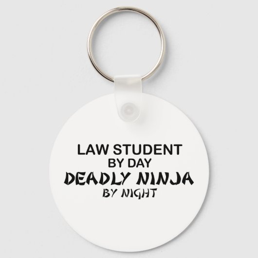 Law Student Deadly Ninja Sleutelhanger (Voorkant)