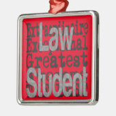 Law Student Extraordinaire Metalen Ornament (Links)