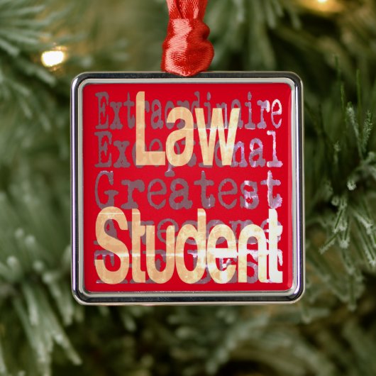 Law Student Extraordinaire Metalen Ornament (Boom)