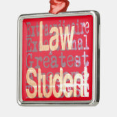 Law Student Extraordinaire Metalen Ornament (Links)