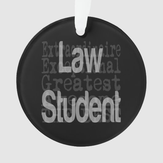 Law Student Extraordinaire Ornament (voorkant)