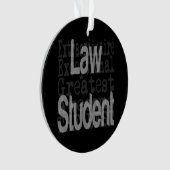 Law Student Extraordinaire Ornament (voorkant)