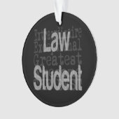 Law Student Extraordinaire Ornament (voorkant)