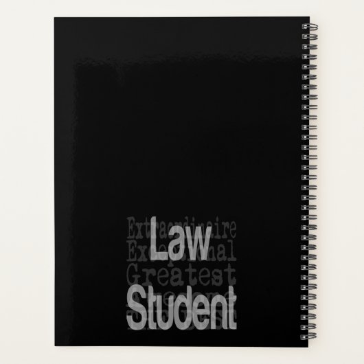 Law Student Extraordinaire Planner (Achterkant)