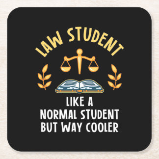 Law Student Way Clooler Kartonnen Onderzetters