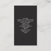 Law Suit Visitekaartje (Achterkant)