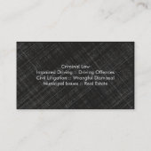 Law Visitekaartje - Blue Grey Black Professional (Achterkant)