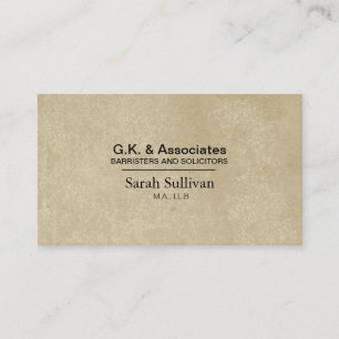 Law Visitekaartje - Simple Texture Lawyer Attorney