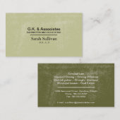 Law Visitekaartje - Simple Texture Lawyer Attorney (Voorkant / Achterkant)