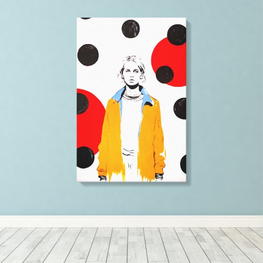 Lawaai'24 Canvas Afdruk (Insitu (Houten vloer))