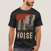 lawaai stedelijke industriële propaganda kunst t-shirt (Voorkant)