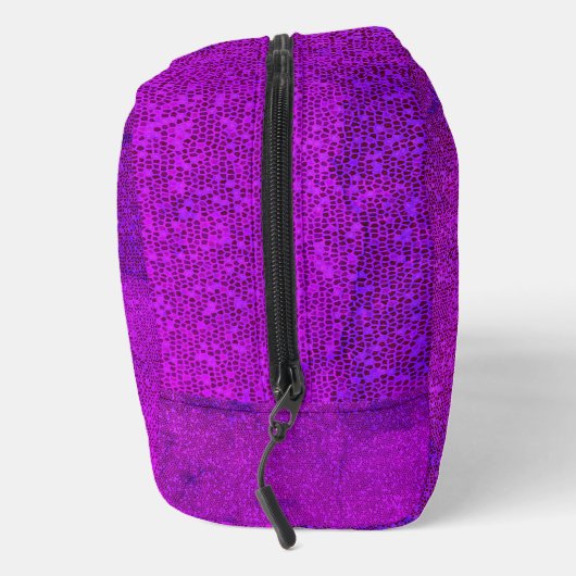 Lawaaierige magenta dopp kit print gesneden naaiza toilettasje (Rechts)