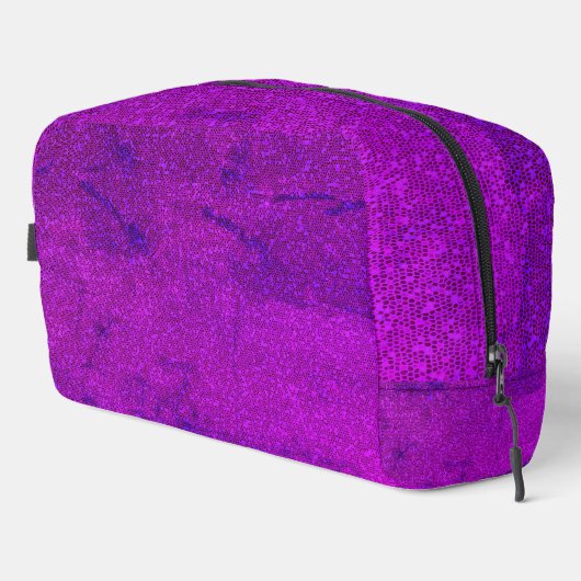 Lawaaierige magenta dopp kit print gesneden naaiza toilettasje (Rechterhoek)