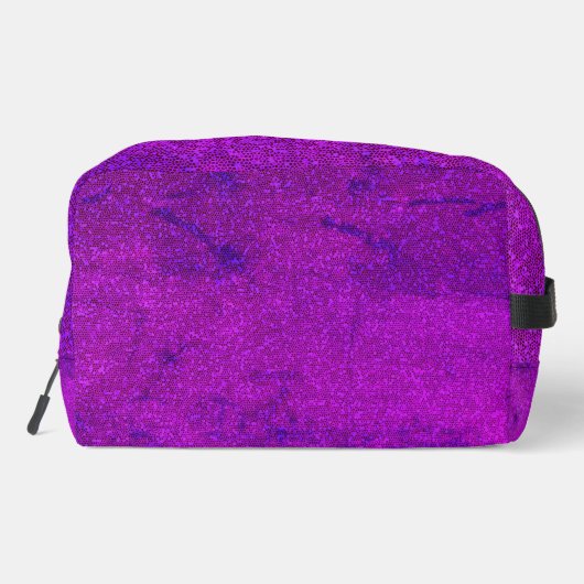 Lawaaierige magenta dopp kit print gesneden naaiza toilettasje (Achterkant)