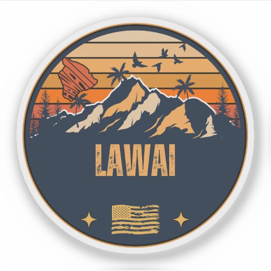 Lawai, Hawaï Sticker (Voorkant)