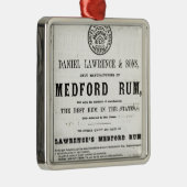 Lawerence's Medford Rum Metalen Ornament (Rechts)