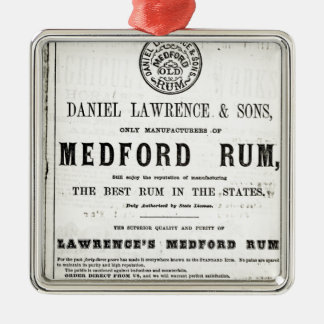 Lawerence's Medford Rum Metalen Ornament