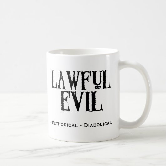 "Lawful Evil" Koffiemok (Rechts)