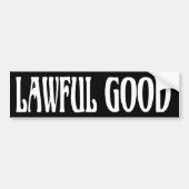 "Lawful Good" Bumpersticker (Voorkant)