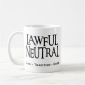 "Lawful Neutral" Koffiemok (Links)