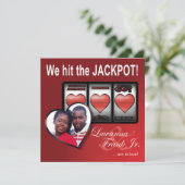 Lawil Las Vegas Jackpot Hearts Save the Date (Staand voorkant)