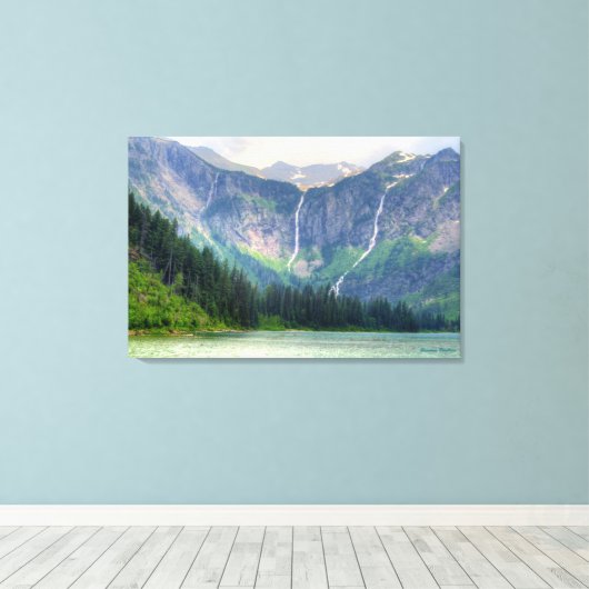 Lawinemeer Canvas Afdruk (Insitu (Houten vloer))