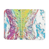 Lawinemeer in abstracte waterverf magneet (Horizontaal)