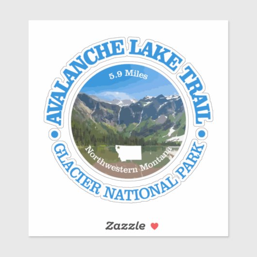 Lawinemeer Trail (OBP) Sticker (Vel)