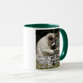 Lawl Kat Statue Mok (Voorkant rechts)