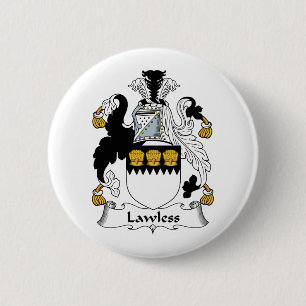 Lawless Family Crest Ronde Button 5,7 Cm