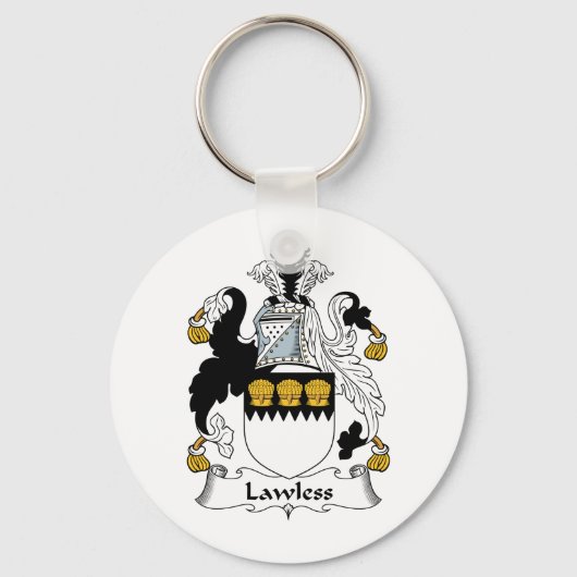 Lawless Family Crest Sleutelhanger (Voorkant)