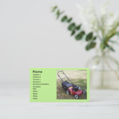 Lawmower-Visitekaartje Visitekaartje (Staand voorkant)