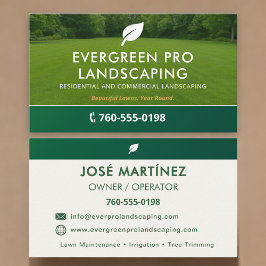 Lawn and Garden Professional Visitekaartje