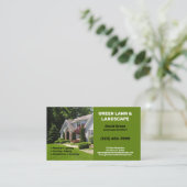 Lawn and Landscaping Company Visitekaartje (Staand voorkant)