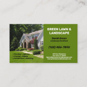 Lawn and Landscaping Company Visitekaartje (Voorkant)
