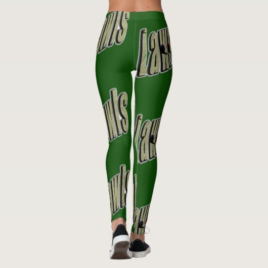 Lawn Bowl Dimensional Logo, Leggings (Achterkant)