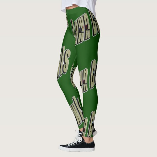 Lawn Bowl Dimensional Logo, Leggings (Links)