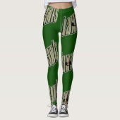 Lawn Bowl Dimensional Logo, Leggings (Voorkant)
